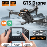 Xiaomi GT5 Mini Drone 4K Professional HD Dual Camera Remote control large screen 5G WIFI FPV Dron Obstacle Avoidance Quadcopter