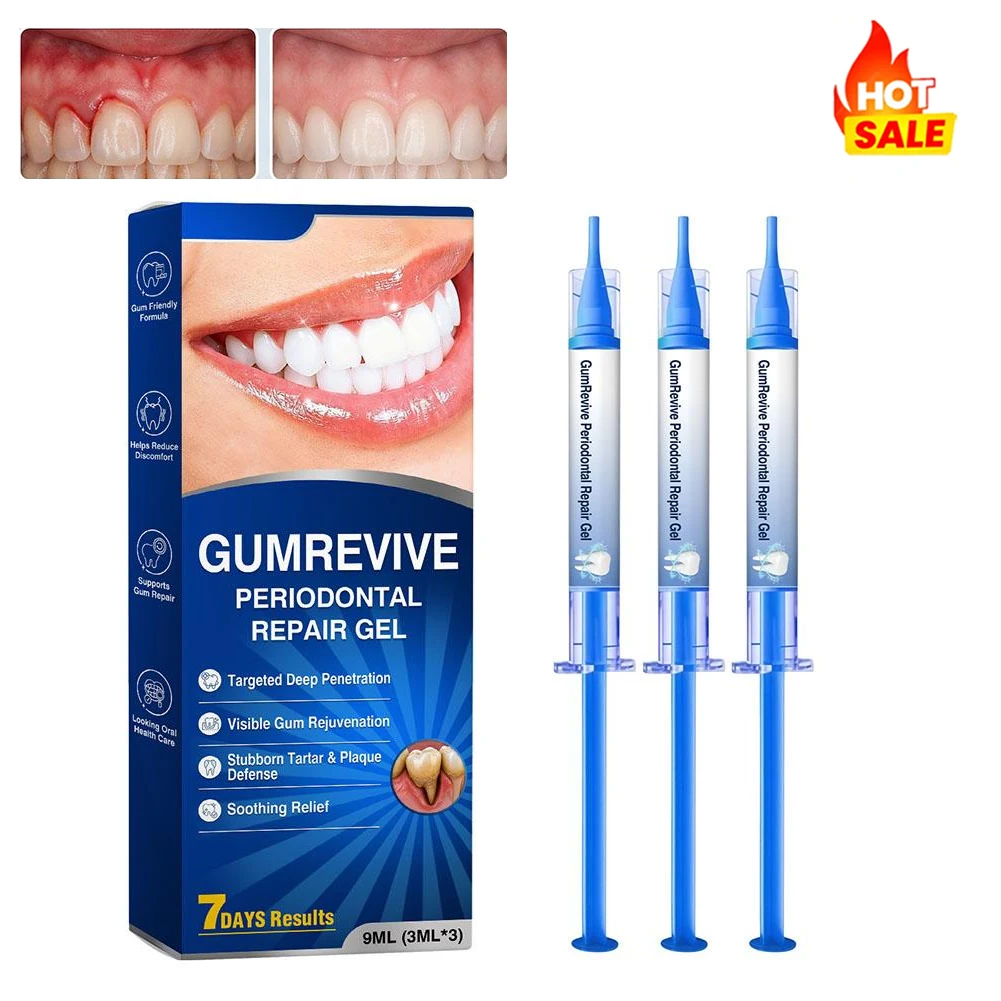 GumRevive Professional Periodontal Repair Gel Advanced Gum Care Gel Natural Plant Extracts Instant Fresh Feeling Teeth Cleaning
