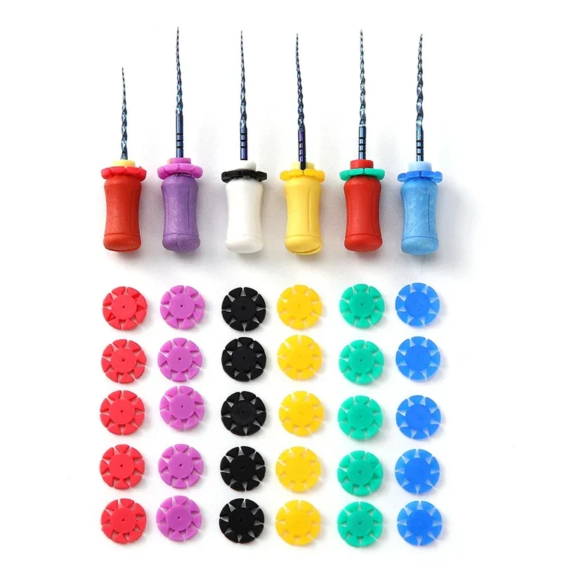 

5Bags Dental Endo Files Stopper Flower Disinfection Marking Circle Dental Ring Counters For Endodontics Files Dentistry