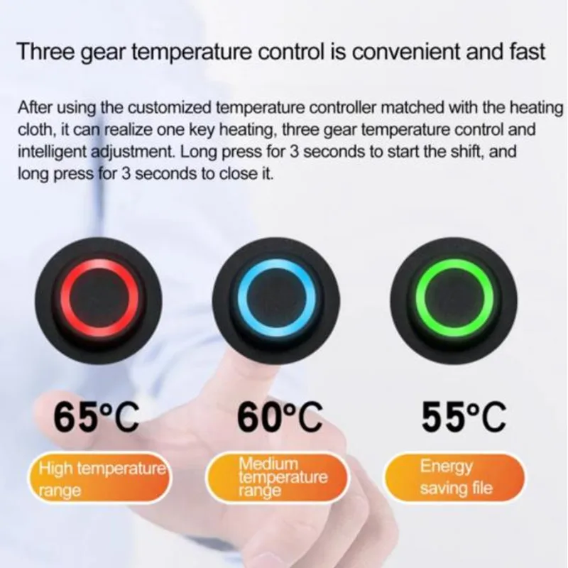 1 Set DIY USB Electric Heated Jacket Heating Pad Themal Warm Winter Heating Vest Pads For Outdoor Heated Clothing