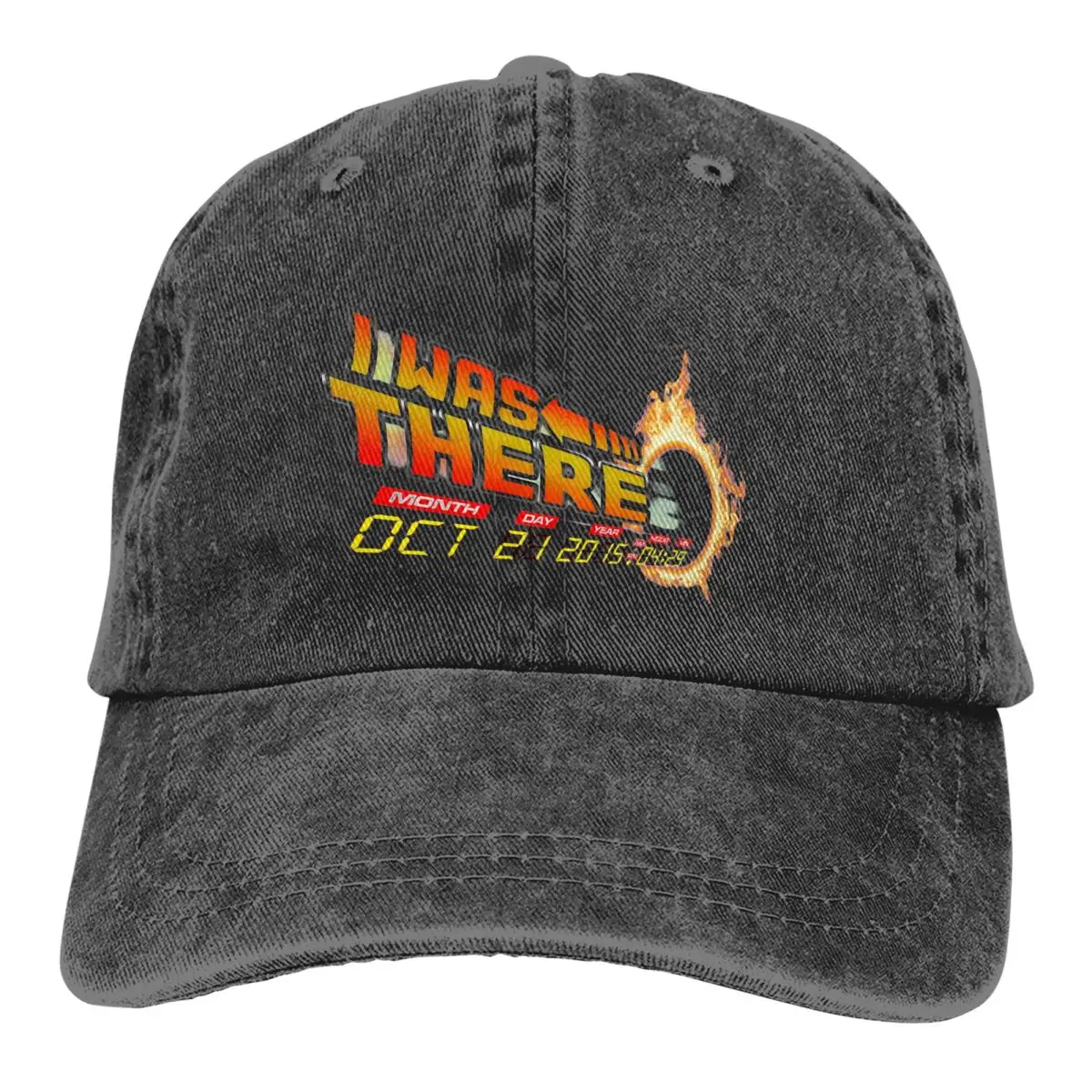 Washed Men's Baseball Cap Variant Trucker Snapback Caps Dad Hat Back To The Future 88 Golf Hats