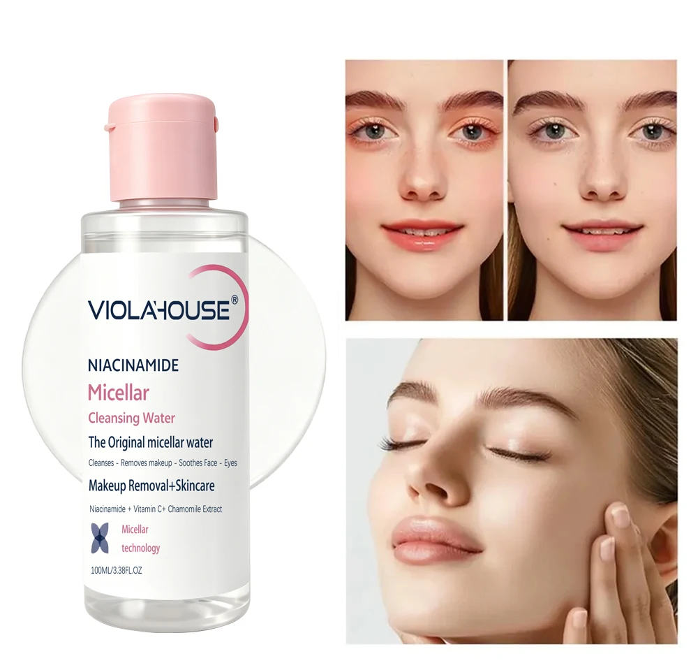 Água Micelar Water Ice Levin: Produto multifuncional para limpeza e remoção de maquiagem, não necessita de enxágue, ideal para peles sensíveis, sem fragrância.