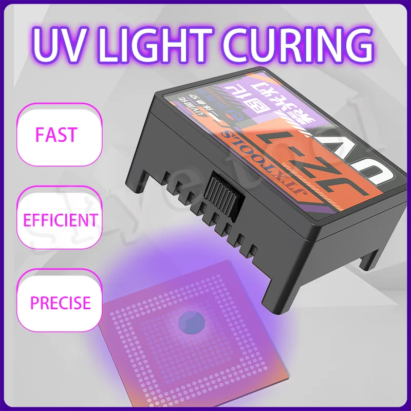 JTX UV Curing Lamp JZ-1 High Power Fast Wireless USB Rechargeable for Resin Screen Repair Glue