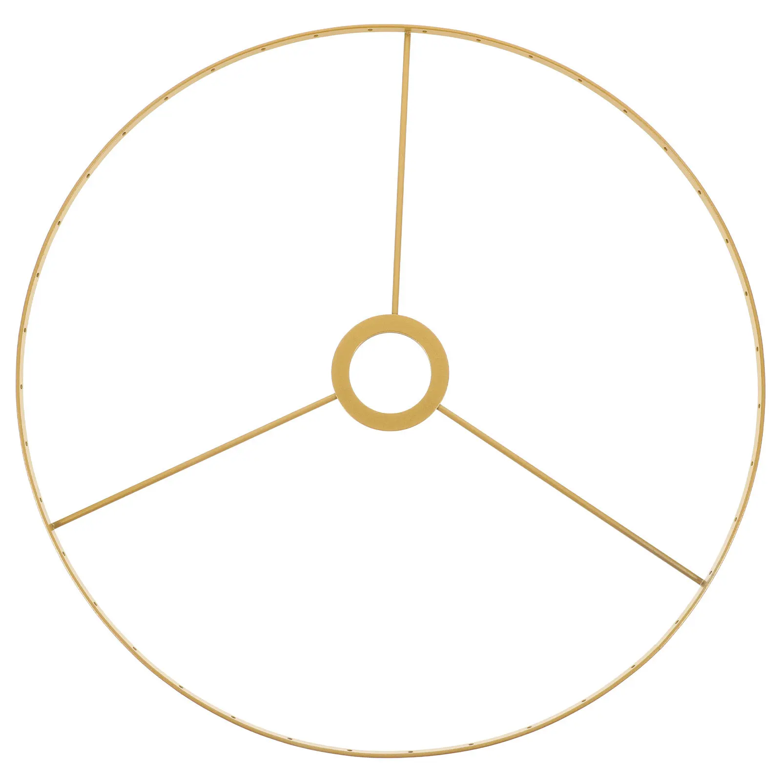 

DIY E27 Lamp Shade Frame Metal Ring for Pendant Lamp Base Bracket Iron Construction Lampshade Making Kit Elegant Vintage