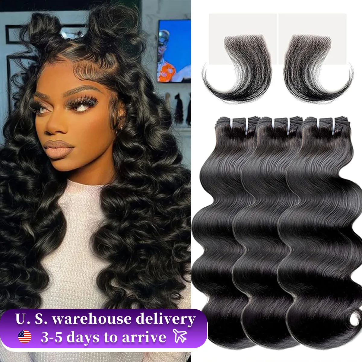 16a Ruwe Bundels Menselijk Haar 18 20 22 Inch Braziliaanse Maagdelijke Body Wave Human Hair Bundels Water Golvend Weefsel Haar Bundels Extensions