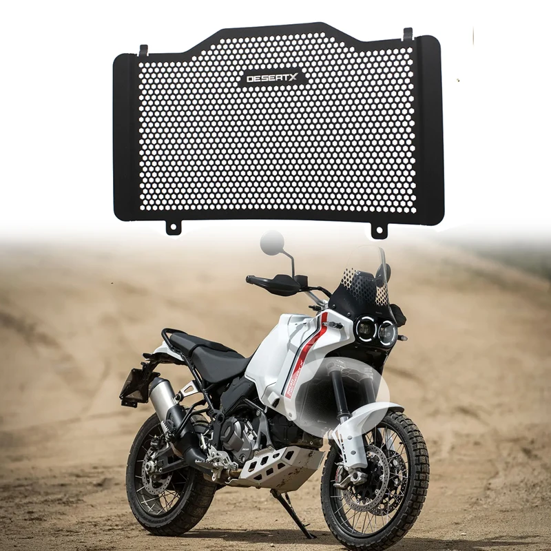 

Motorcycle Radiator Grille Guard Cover Engine Guard Grill Protector For Ducati Desert X DesertX 2022 2023 Accessories