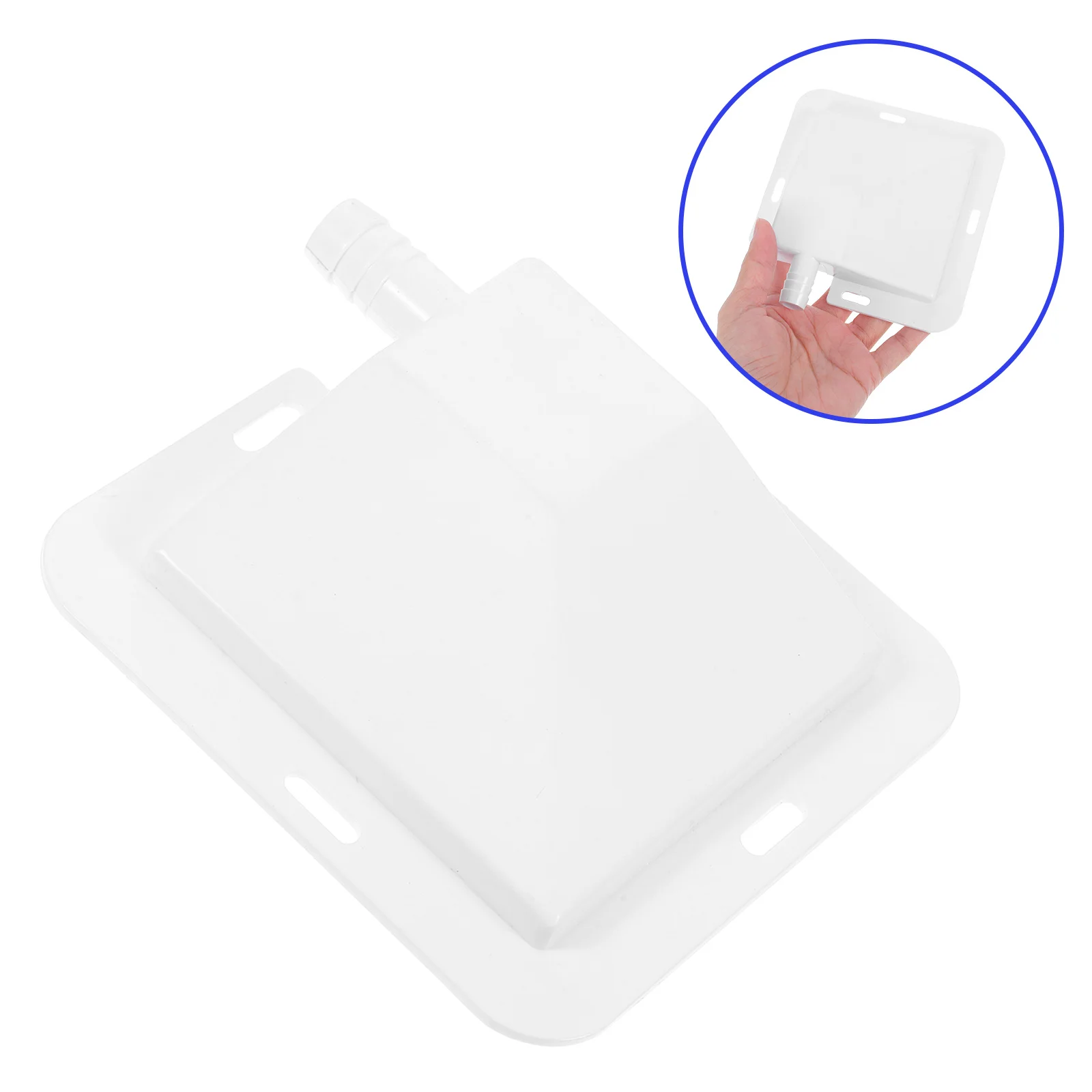 

Universal Air Conditioner Drip Pan Heavy Duty Plastic Condensate Tray with Drain Hole for Split Ac Units Prevents Water Damage