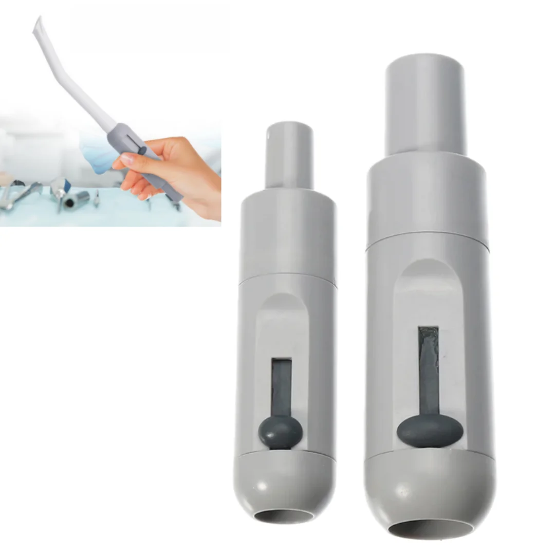 Poignée d'aspiration dentaire forte/faible, avec Valve réglable, dispositif d'aspiration de salive en plastique, matériaux buccaux, outil de fauteuil dentaire, 1 pièce