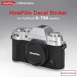 Hinefilm 스킨, 후지 XT50 카메라용 피부 보호 필름, 후지필름 X-T50 스티커 x t50 보호대 xt-50 스크래치 방지 커버 필름