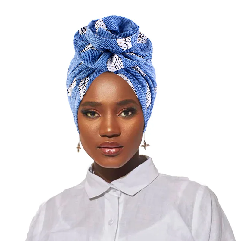 New Women Cotton Floral Print Turban Muslim Bandanas Chemo Hat Sleep Caps Girl Skullies Beanies Head Wrap For Hair Loss Cap