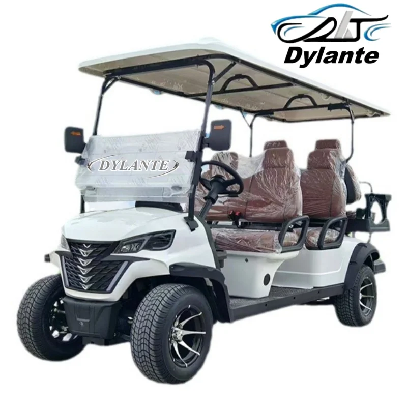

Гольф-кара с литиевой батареей 60 В 72 В, охотничья машина, гольф-кара, 6 пассажирских уличных легальных технических улучшений по заводской цене