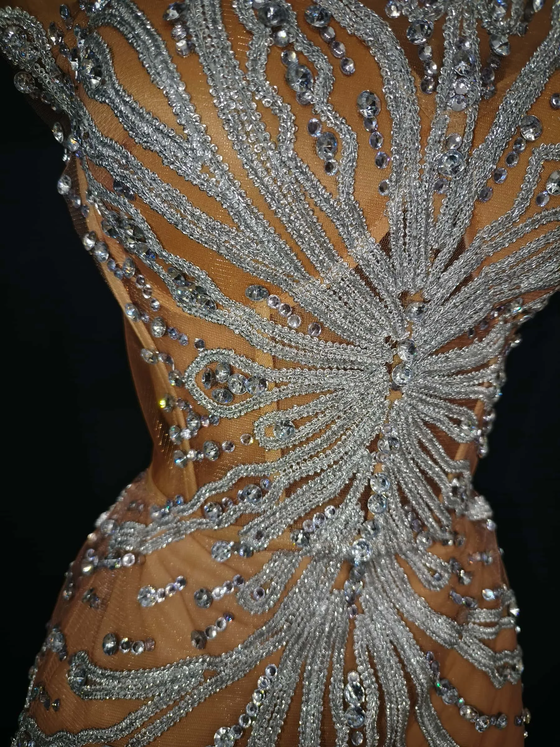 Youtiao Sexy brillant strass bretelles robe de bal femmes soirée robe de fête d'anniversaire discothèque danseur Performance Costume