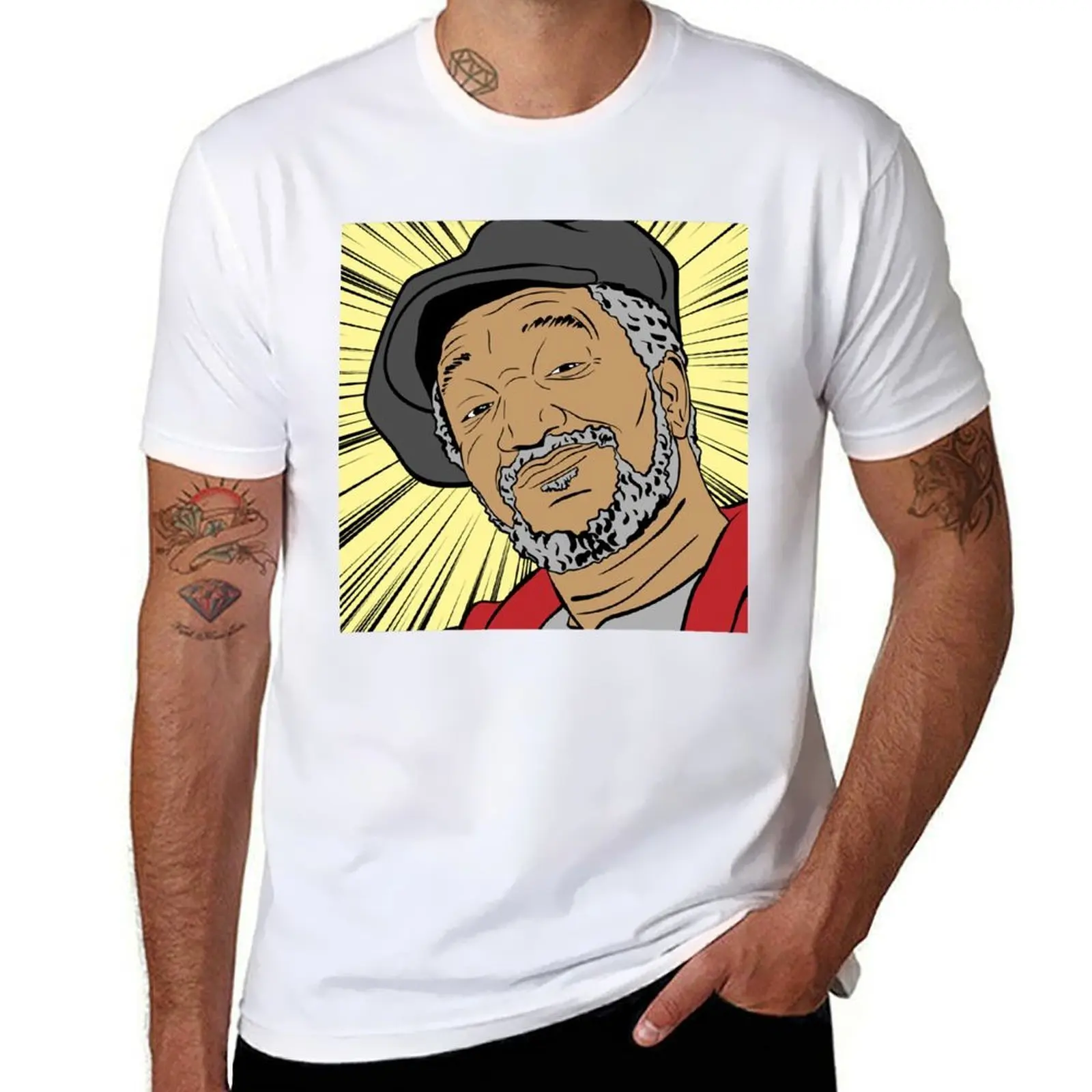 

The Legend Redd Foxx T-Shirt man t shirt luxury t shirt custom print T-Shirt