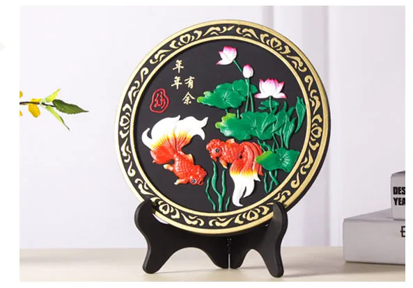 

BEST GIFT Removal formaldehyde Purify air - business gift - Bamboo charcoal Auspicious gold fishes decoration Sculpture