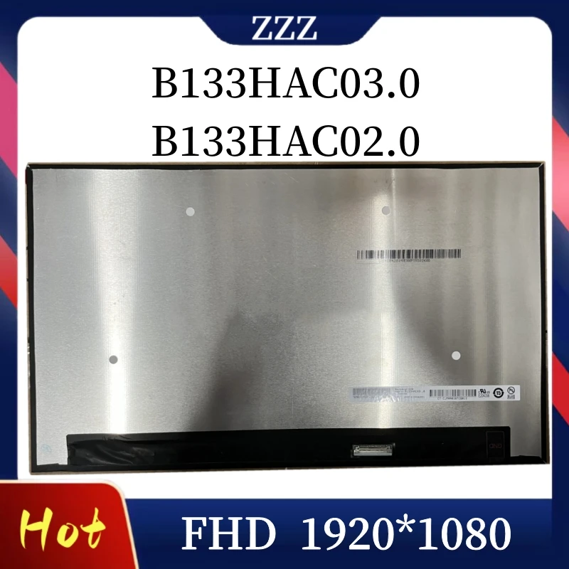 B133HAC03.0 Fit B133HAC02.0 M133NVFD R2 13.3''Laptop IPS LCD Screen Display Panel EDP 30 Pins 1920x1080