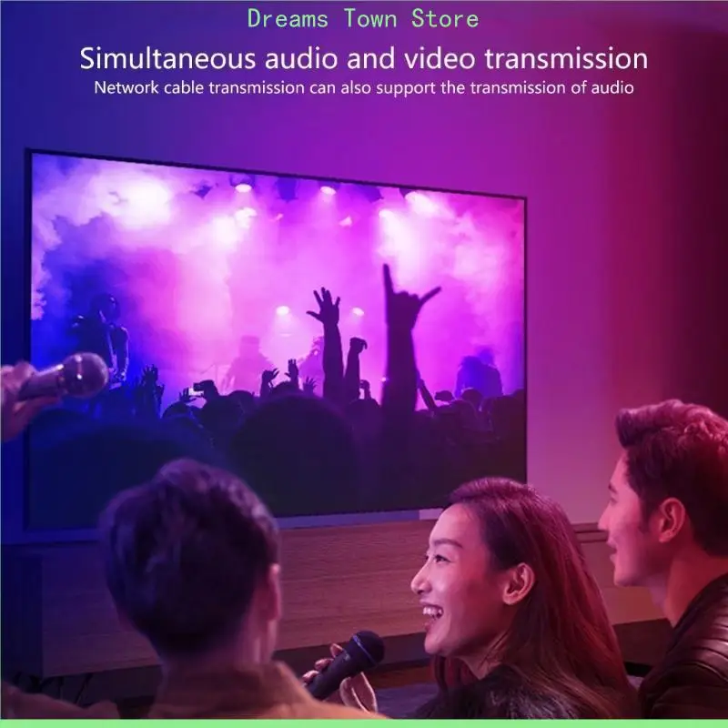 HX6A HDTV KVM USB Extender RJ45 Ethernet Extender 1080p@30Hz HDTV Transmisor