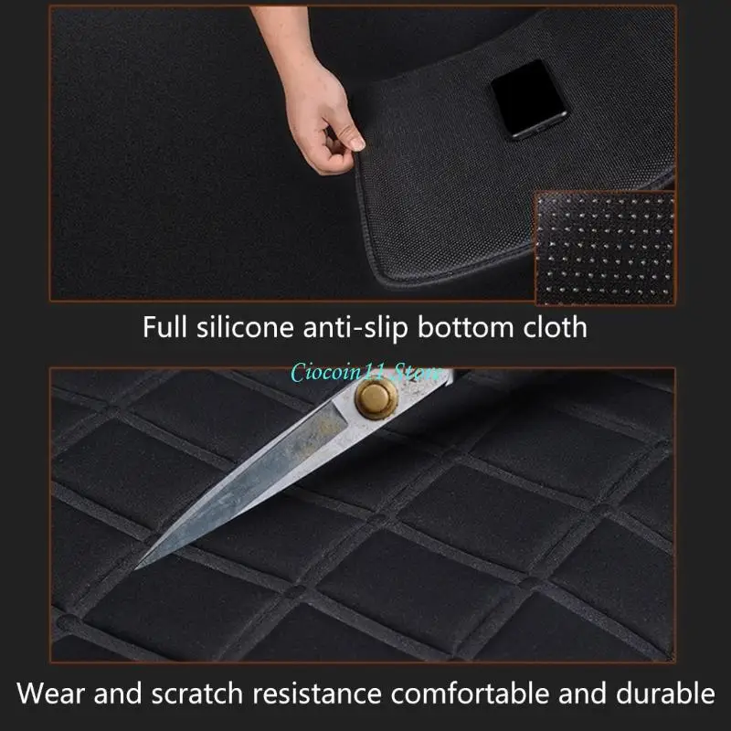 Y1UB 12V Electric Heated Car Cushions Cover Heating Mat Winter Warmer Heater Pad