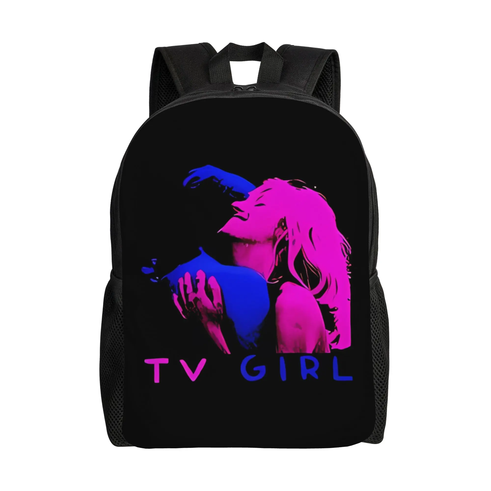 

Blue Pink TV girl Schoolbag Ladies Daily Large Capacity Laptop Bag Back To School Season