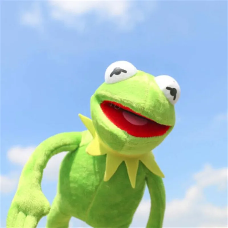 40cm Plüsch Kermit der Frosch Peluches Frösche Puppe die Muppet Show Plüschtiere Geburtstag Weihnachten Plüsch ausgestopfte Puppe für Kinder