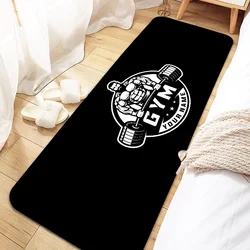 Bodybuilding Gym Door Mat Entrance Non-slip Doormat Washable Kitchen Carpet Living Room Hallway Rugs Bathroom Bath Door Mats