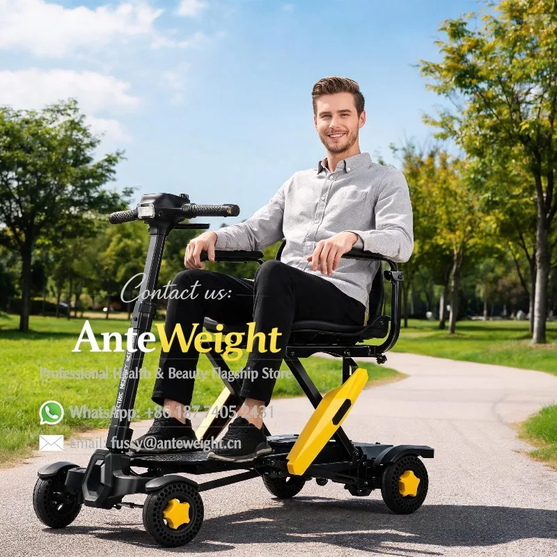 New Model Remote Control Portable Electric Wheelchair 150KG Capacity