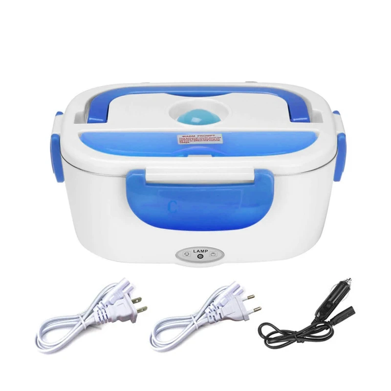 Dropshipping Dual-purpose Electric Heated Lunch Box For Car And Office, Home Food Warmer Electric Portable Hot Lunch Box