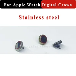 Stainless Steel Side Roller Button Digital Crown For Apple Watch Series 4 5 6 7 8 9 Replacement Repair Part