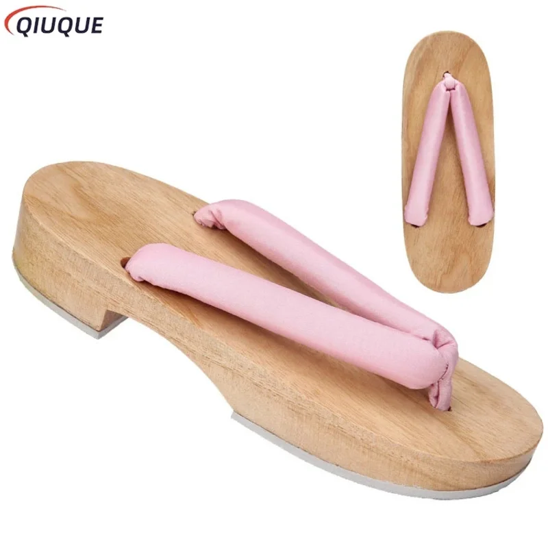 qq023Kamado Tanjirou Nezuko Sandals Agatsuma Zenitsu Flip Flops Hashibira Inosuke Geta Tomioka Giyuu Clogs Anime Cosplay Shoes