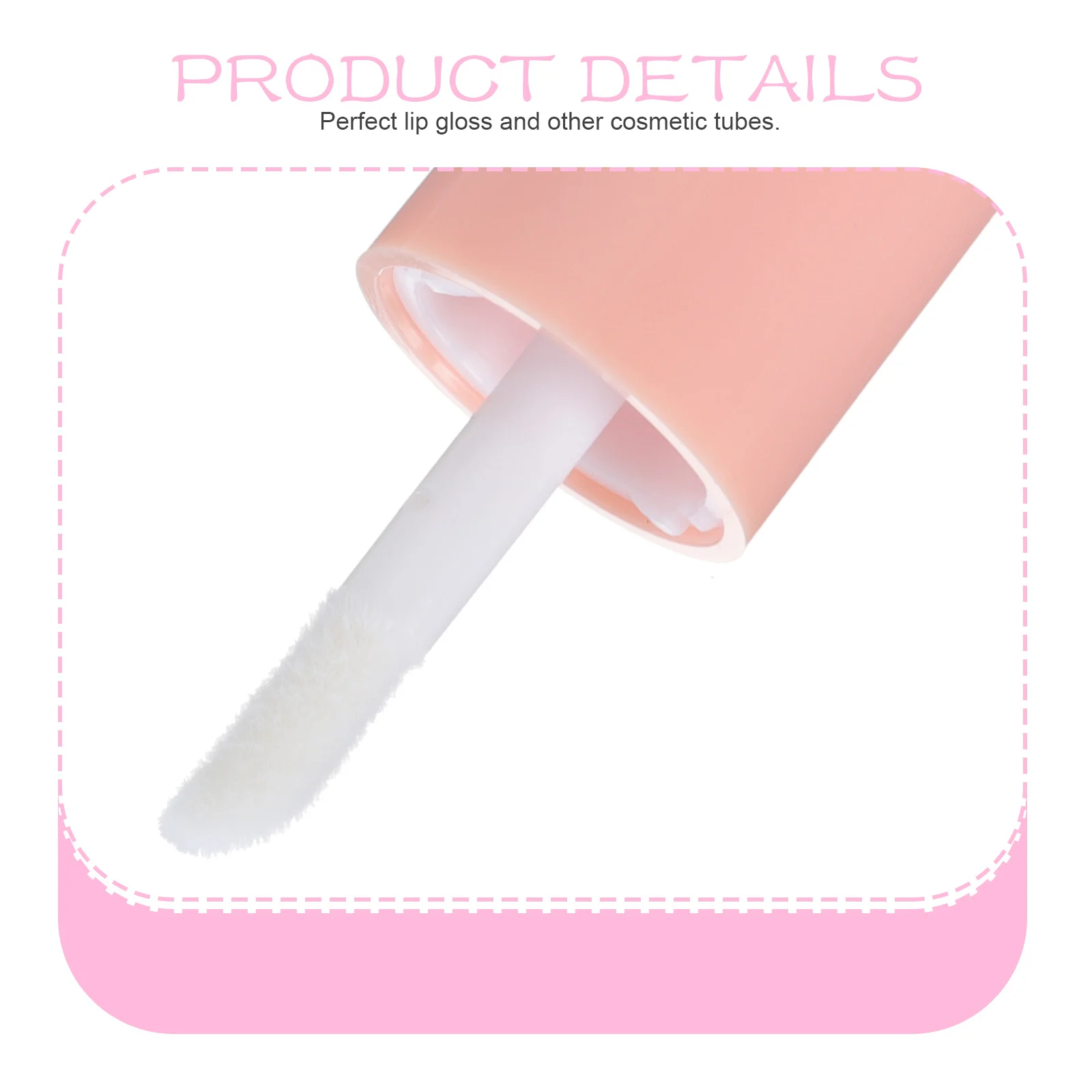 

10Pcs Empty Lip Gloss Tubes Compact Portable Lipstick DIY Bottles Small Lip Oil Containers Travel Friendly Refillable