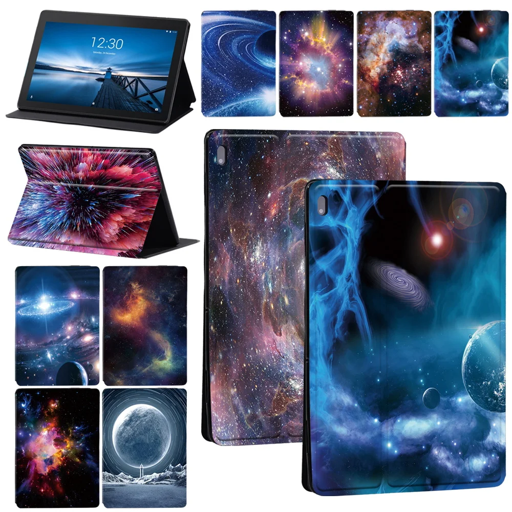 

Кожаный чехол для планшета Lenovo Tab M10 X605F X505F для Tab M10 PLUS X606F X/Tab E10 TB-X104F/Tab M7/Tab M8, защитный чехол