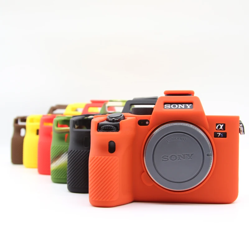 Silicon Sleeve Armor Skin Case Cover Mirrorless Camera Protective Soft Video Bag for Sony Alpha A7S III A7SIII ILCE-7SM3 A7S3 A1