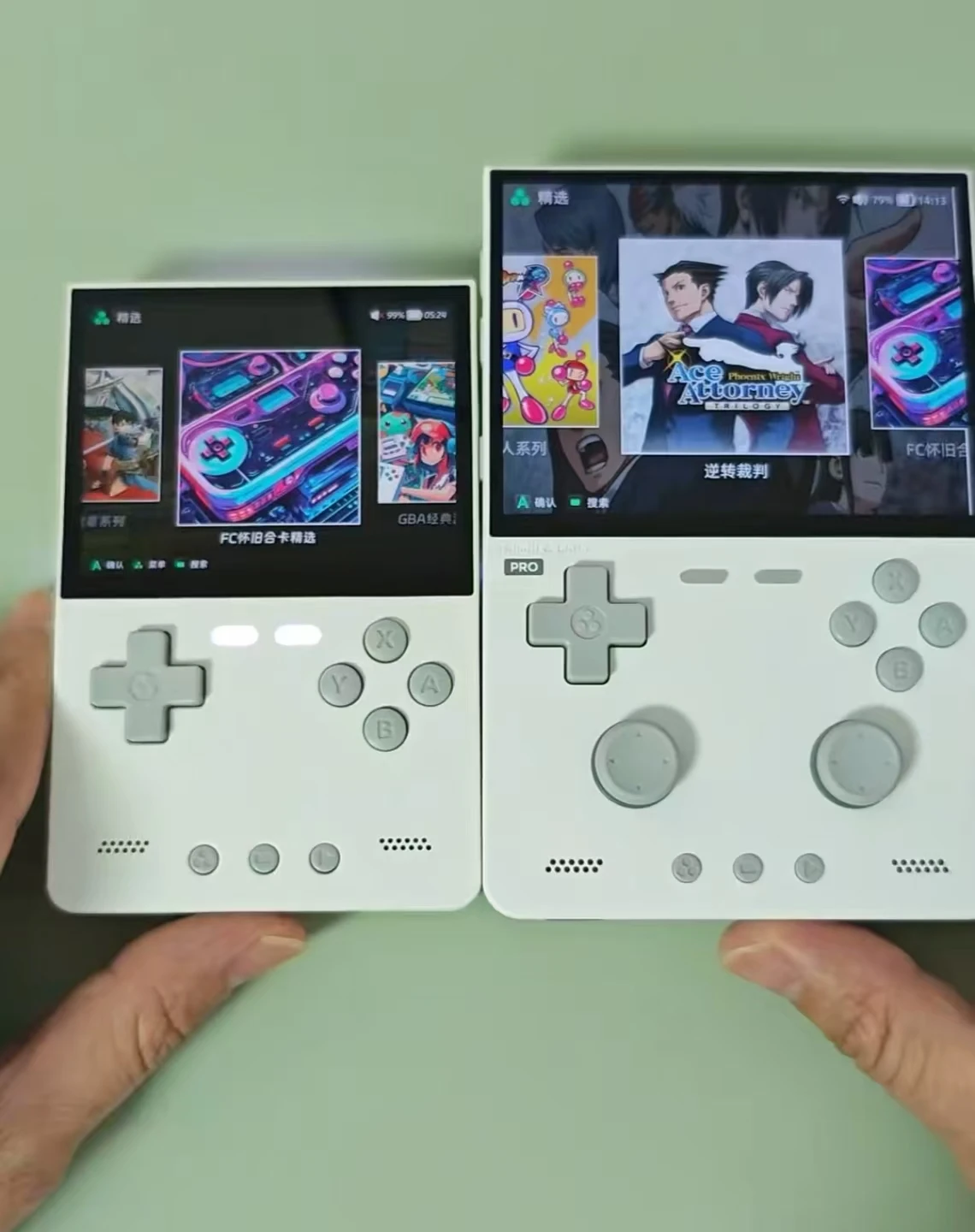 TRIMUI BRICK PRO Handheld Game Console 3.95'' IPS Screen RGB Top Light Dual Hall Joysticks  A133P Linux 4.9 System 5000mAhGifts view 3