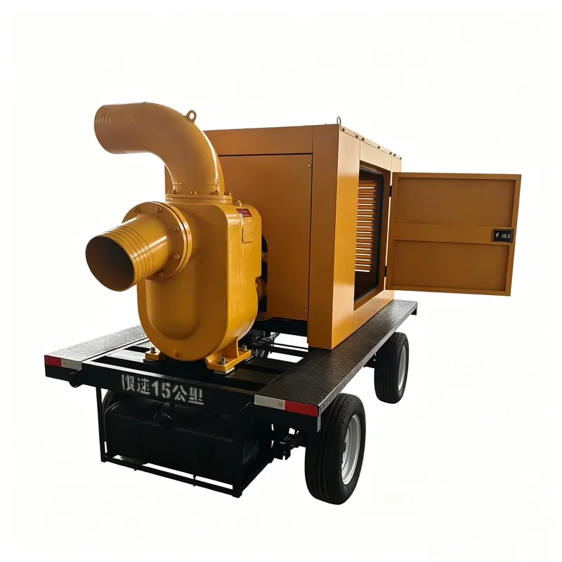 500m Self-priming Vacuum Pump 600m Diesel Water Pump 400m Mobile Flood Control Drainage Pump Truck Iron Fully Automatic