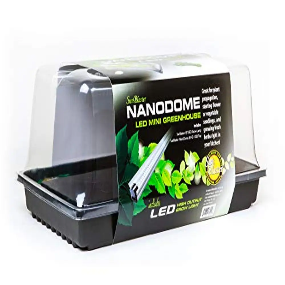 

Compact LED Greenhouse Kit Indoor Plant Growth Complete Setup Fresh Plants Vegetables and Microgreens Easy-to-Use Home