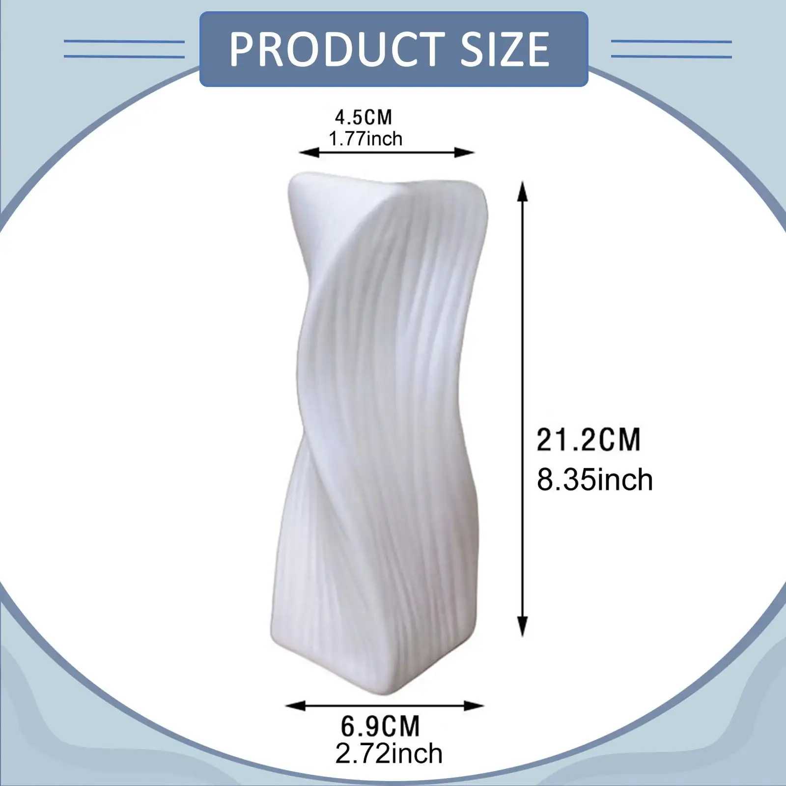 2-4pack Flower Vase Modern Elegant Stylish Decorative Vase for Entrance Office
