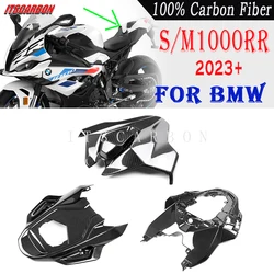 For BMW S1000RR 2020- M1000RR 2023 2024 Accessories 100% Pure Carbon Fiber Tail Rear Passenger Seat Cover Fairings Parts Kits
