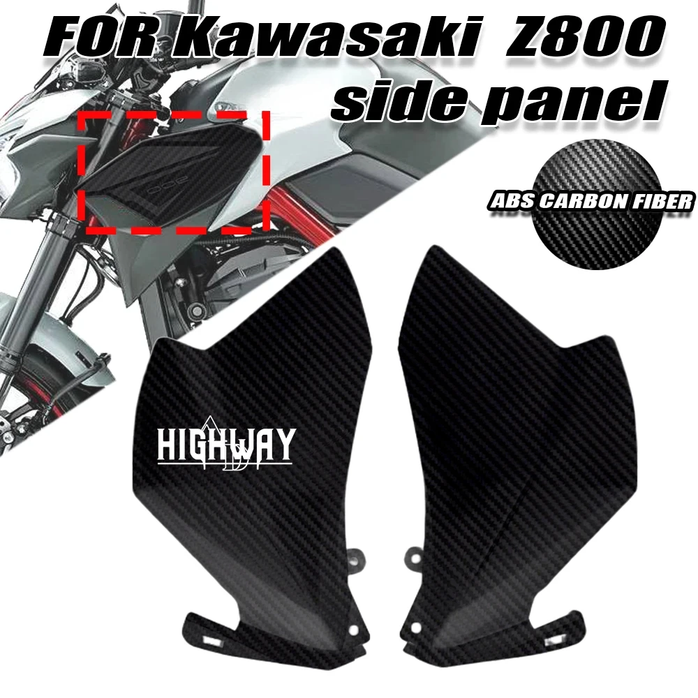 

Motorcycle Fairing Body Kit Spray Carbon Fiber Color Paint Side Panel Under Parts Bin for Kawasaki Z800 2013-2018 2015 2016