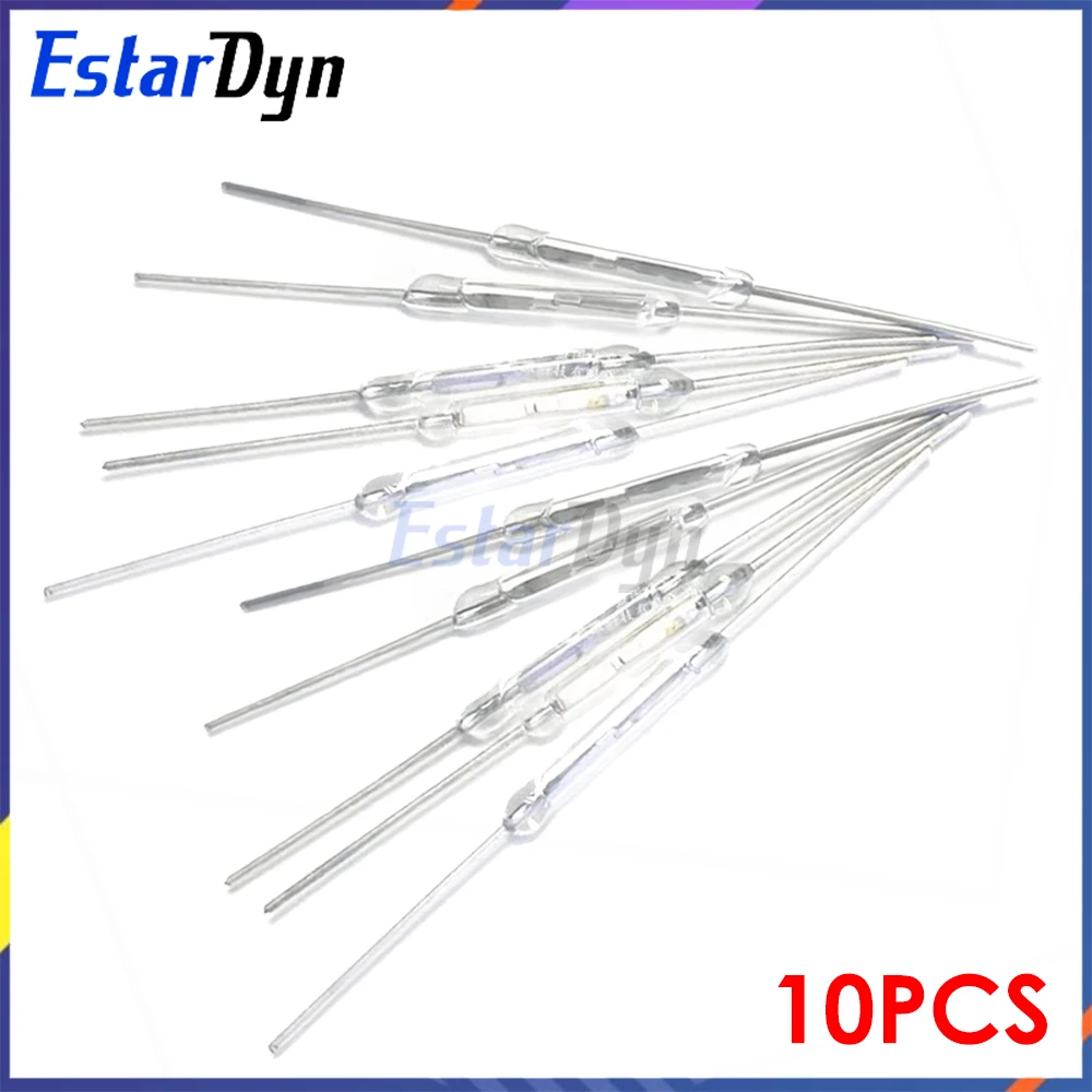 10 قطعة Y213 N/O ريد التبديل المغناطيسي التبديل 2*14 مللي متر عادة مفتوحة المغناطيسي التعريفي التبديل #1