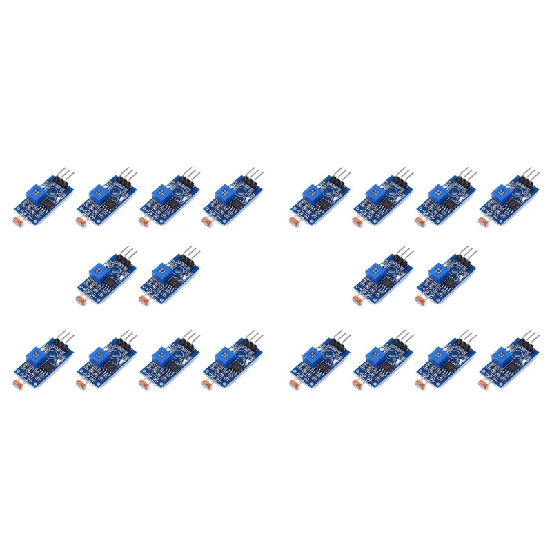 

AB41-2Set 5 мм LDR светочувствительный сенсорный модуль сенсорный модуль цифрового обнаружения света LM393 3 контакта для Arduino