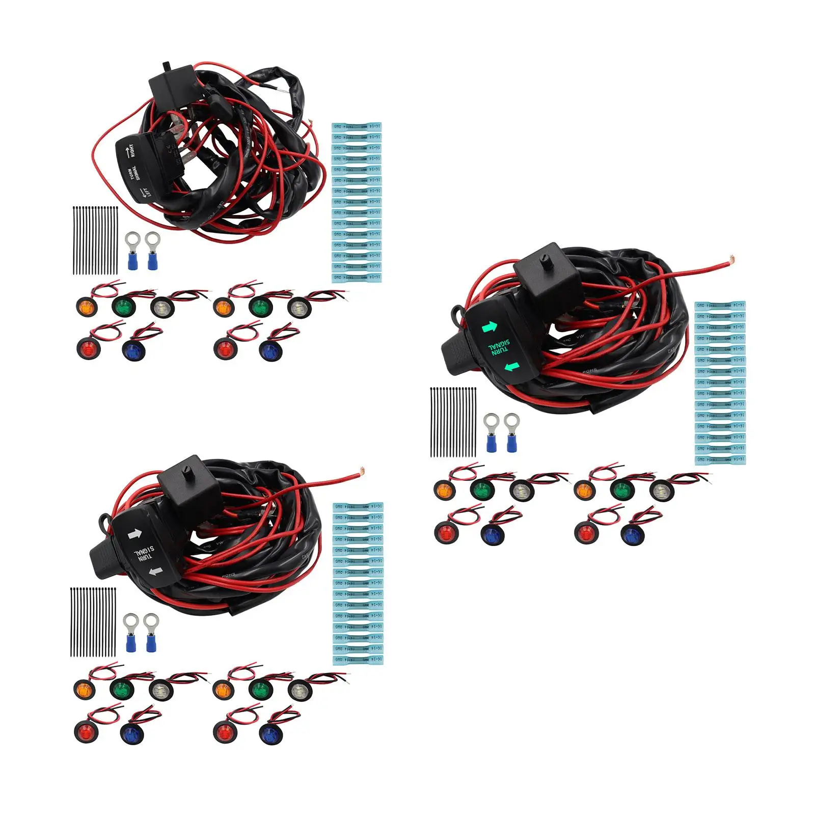 Kit Universal ATV UTV Street Legal, durável, fácil de instalar Turn Signal