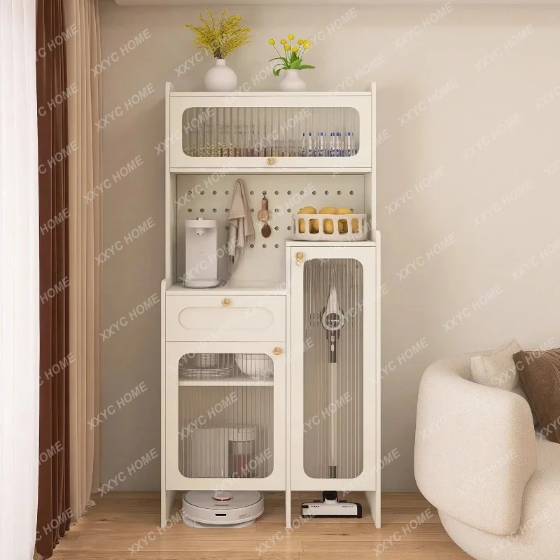L board high cabinet vacuum cleaner storage washing machine storage guest restaurant simple and modern
