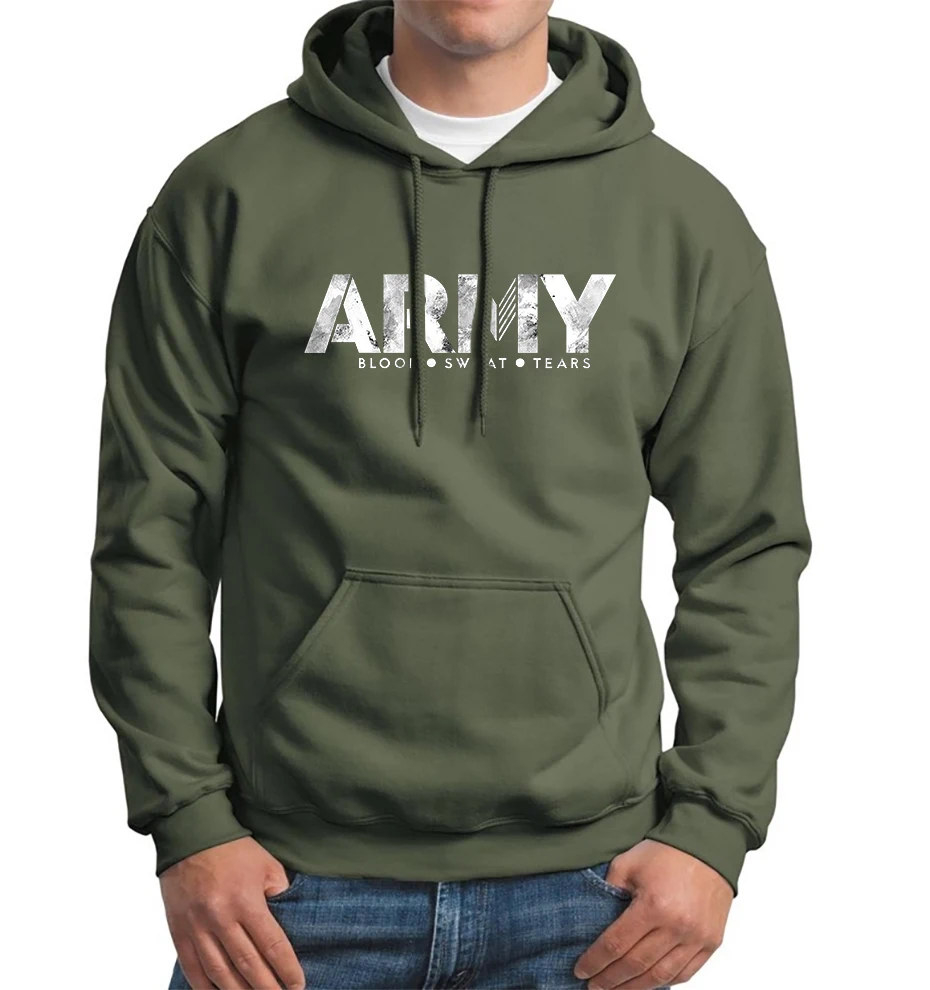 

Vintage Grunge US Army Blood Sweat Tears Hoodies Sweatshirts Military Sweatshirt Hooded Fashion Casual Hoodie Sweatshirt Hoody