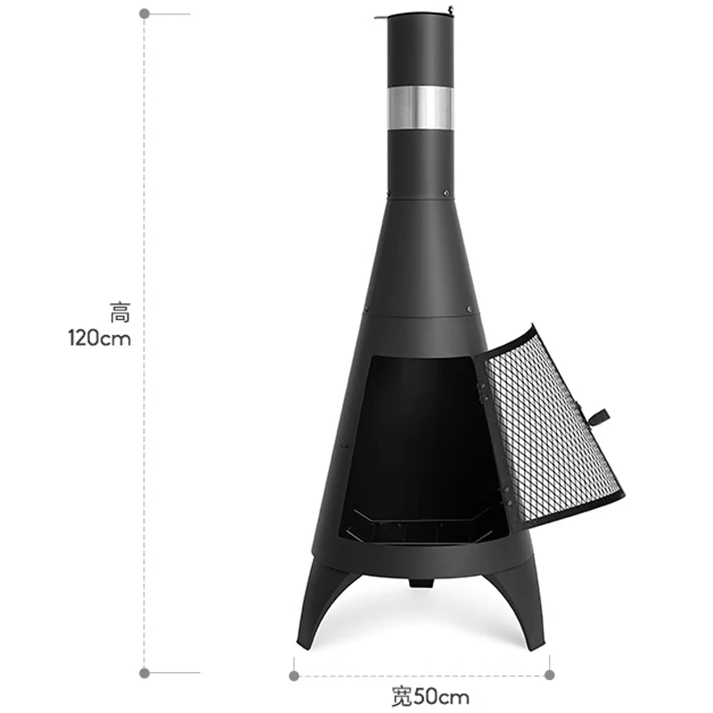 Chimenea de jardín al aire libre, estufa de leña Para acampar, Mini quemador, fuego de viaje, Calentador de Camping, hoguera, muebles Para Terraza