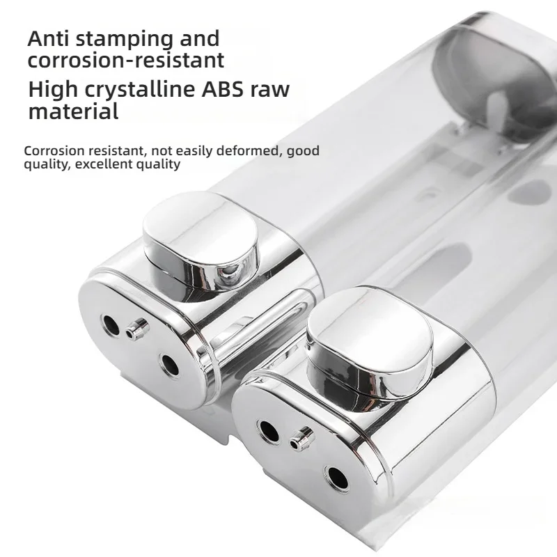 

Household soap dispenser kitchen bathroom stainless steel non drilling wall soap dispenser steel products durable minimalist