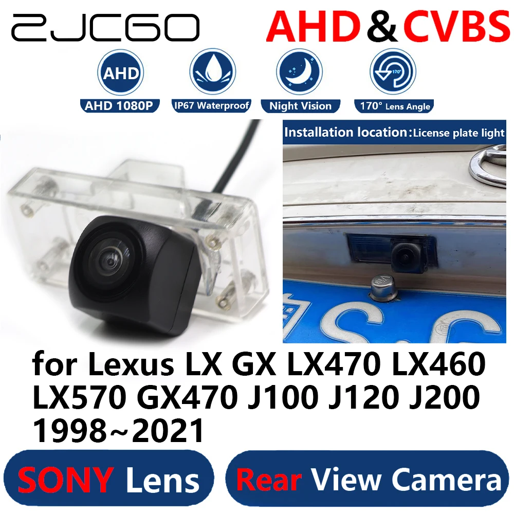 

AHD 1080P Parking Backup Reverse Reversing Rear view Camera for Lexus LX GX LX470 LX460 LX570 GX470 J100 J120 J200 1998~2021