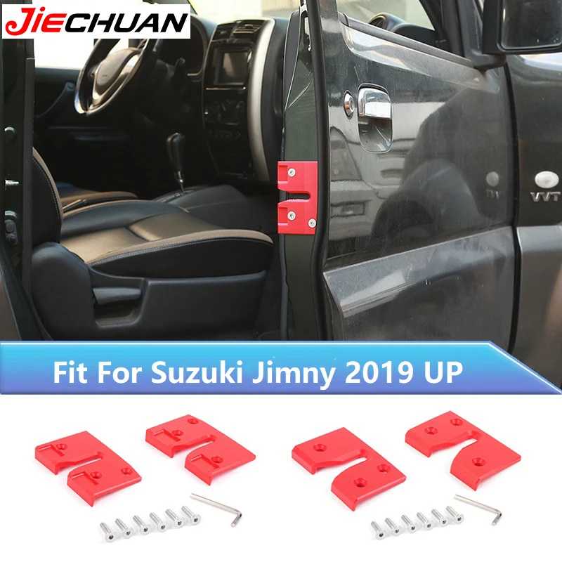 

JIECHUAN ABS Car Door Limit Block Decoration Cover Fit for Suzuki Jimny 2007-2017/2019 Up,Auto Interior Mouldings Accessories
