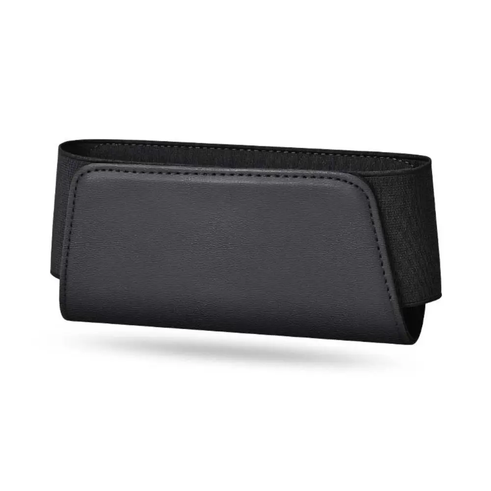 Leather Car Glasses Organizers Pocket Bags Collecting Bag Car Adhesive Storage Box Multifunctional Self Adhesive