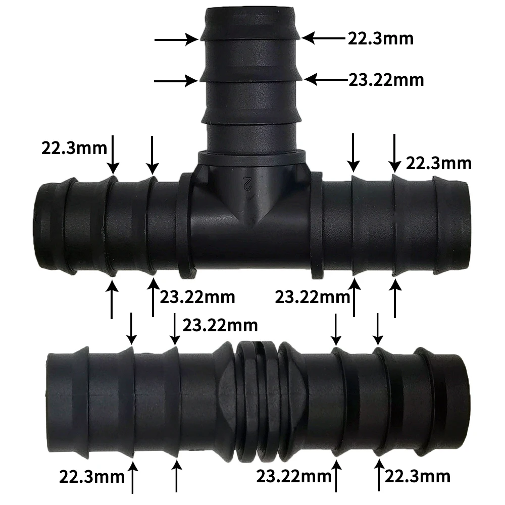 ذكر أنثى الموضوع موصل إلى بارب ، بي خرطوم محول تي شيرت الكوع ، حديقة الري بالتنقيط نظام الري ، 16 مللي متر ، 20 مللي متر ، 25 مللي متر ، 1/2 "، 3/4"