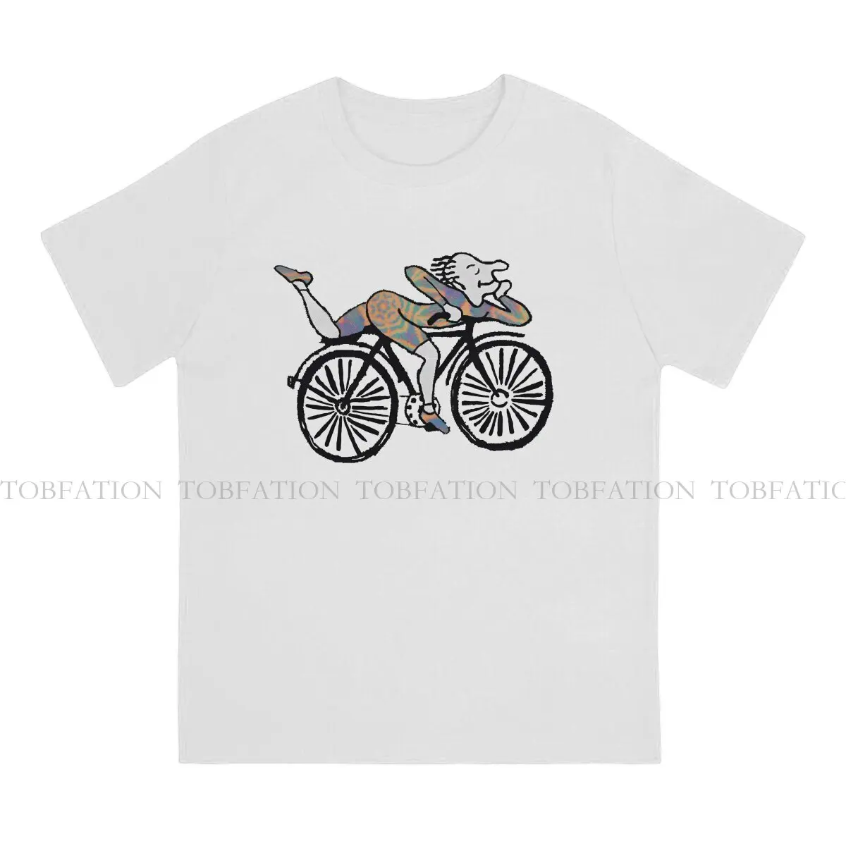 Bicycle Day Albert Hofmann Bicycle Day LSD 1943 Men T Shirt Cotton Fashion Crewneck Tee Shirt Harajuku Clothes