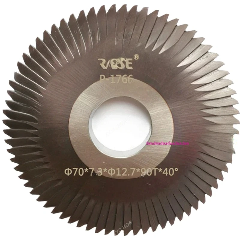 (0011#) Raise HSS double angle  milling cutter With nano-coating For Copper and iron key